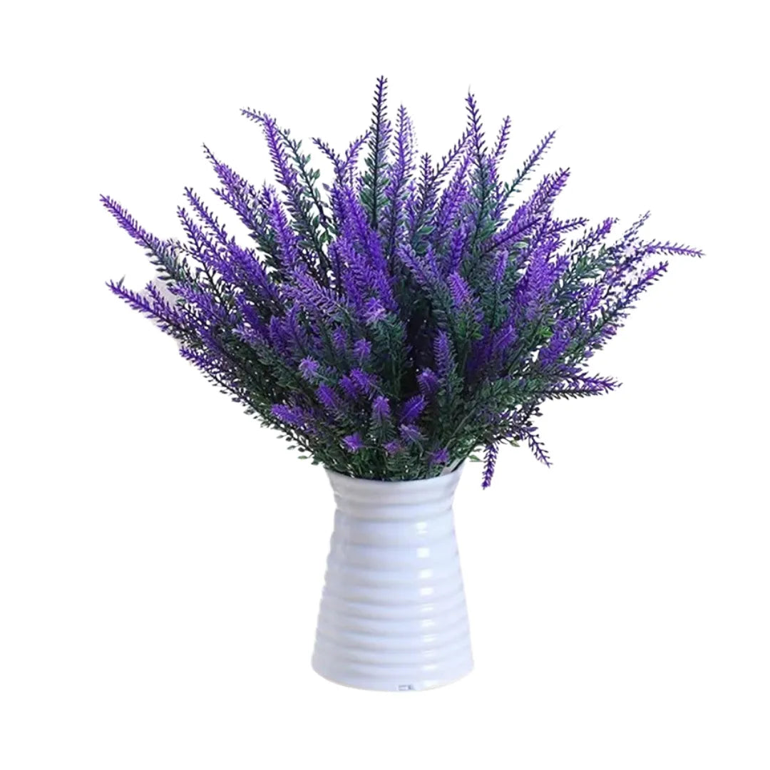 Arranjo de Flores Artificiais Lavanda Decoração - sem vaso