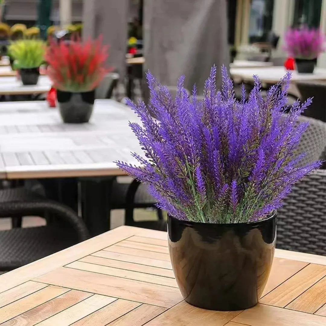 Arranjo de Flores Artificiais Lavanda Decoração - sem vaso